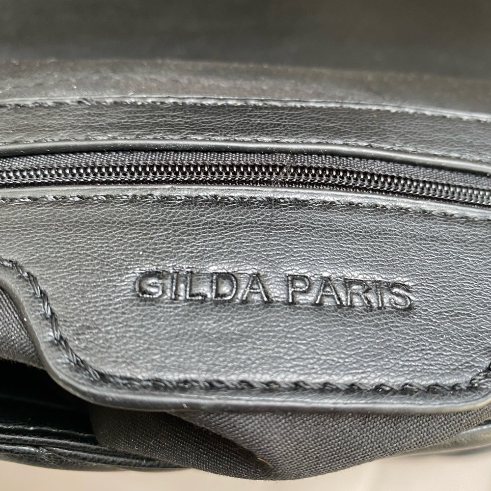 GILDA PARIS Chic Black Quilted Shoulder Bag NWT - Picture 9 of 11